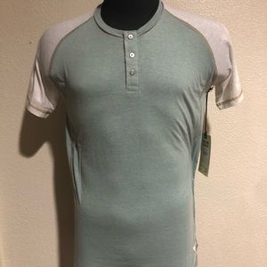 Alexander Julian Faded Green Henley Shirt!